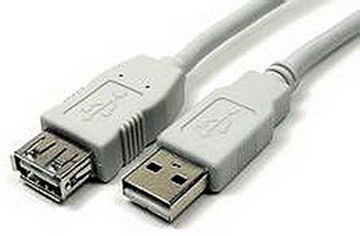 Кабель удлинитель USB 2.0 AM/AF 5,0м медь Noname DC 4722
