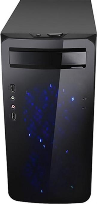 Корпус 1stPlayer Firerose-F2 Blue LED Black без БП 6931630211037