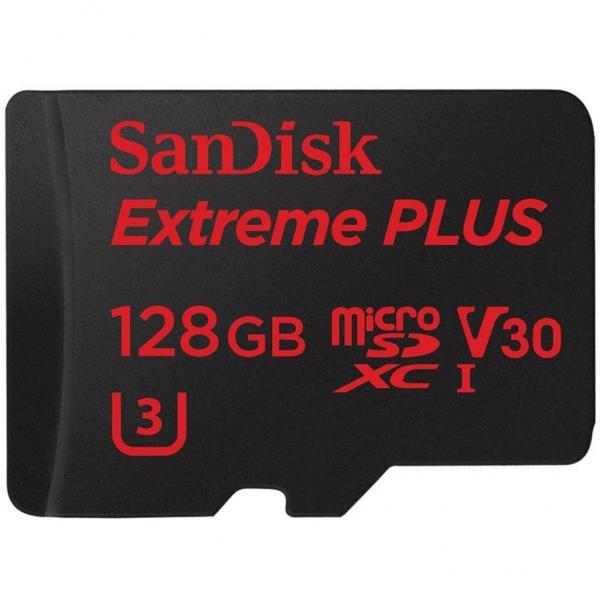 Карта памяти SANDISK 128GB microSDXC class 10 UHS-I 4K Extreme Plus SDSQXWG-128G-GN6MA