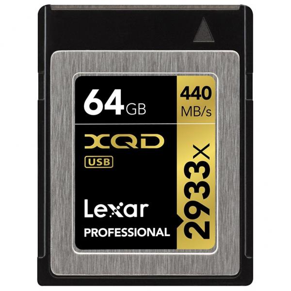 Карта памяти Lexar 64GB XQD 2933X Professional LXQD64GCRBEU2933BN