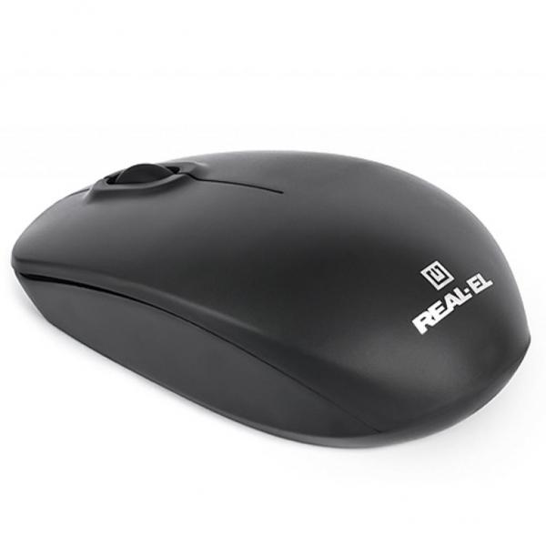 Мышка REAL-EL RM-302 black