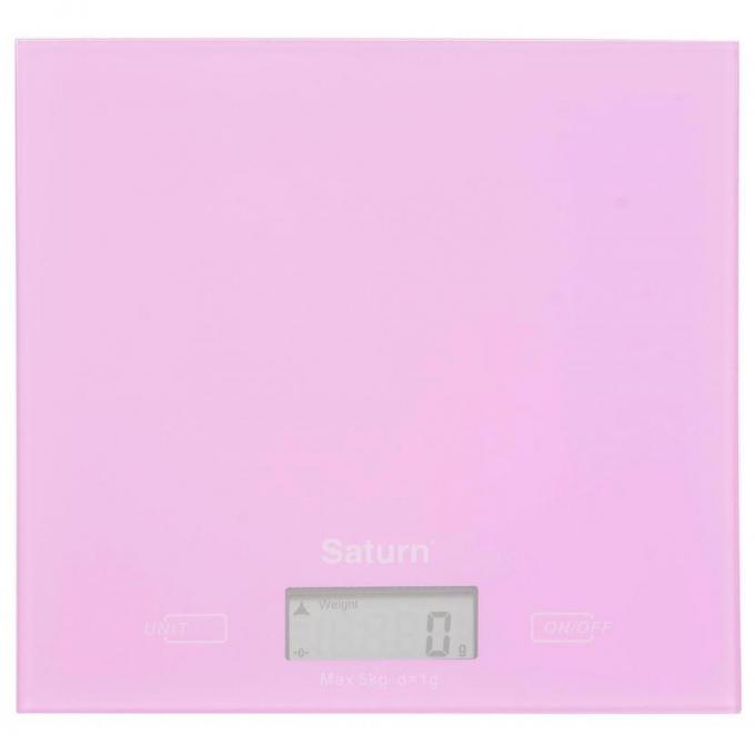 Весы кухонные SATURN ST-KS7810 pink