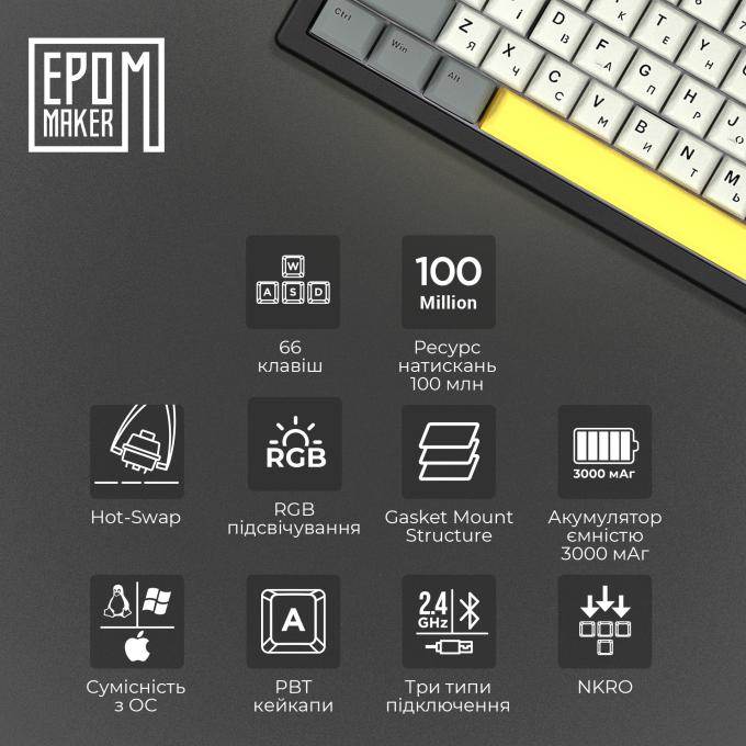 Epomaker EK68-B-F