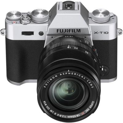 Цифровой фотоаппарат Fujifilm X-T10 + XF 18-55mm F2.8-4R Kit Silver 16471457