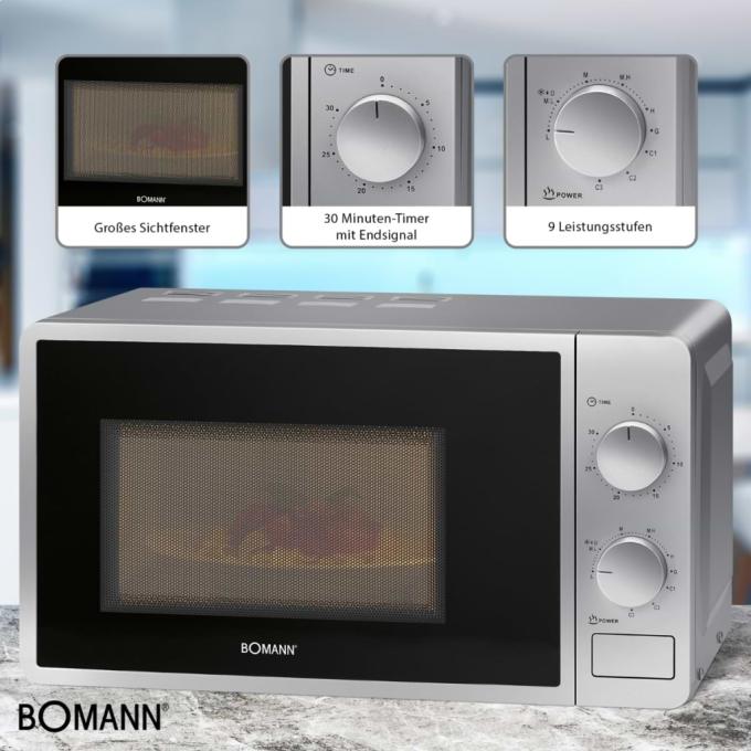 Bomann MWG6015CB silver