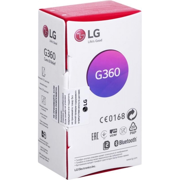 Мобильный телефон LG G360 Dual Sim Titan LGG360.ACISTN