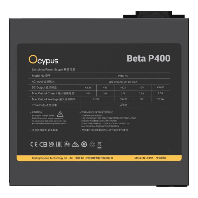 OCYPUS BETA-P400-N1HDBK024X-EU