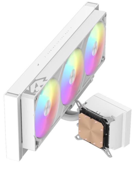 GAMEMAX GLACIER 360 LCD WH