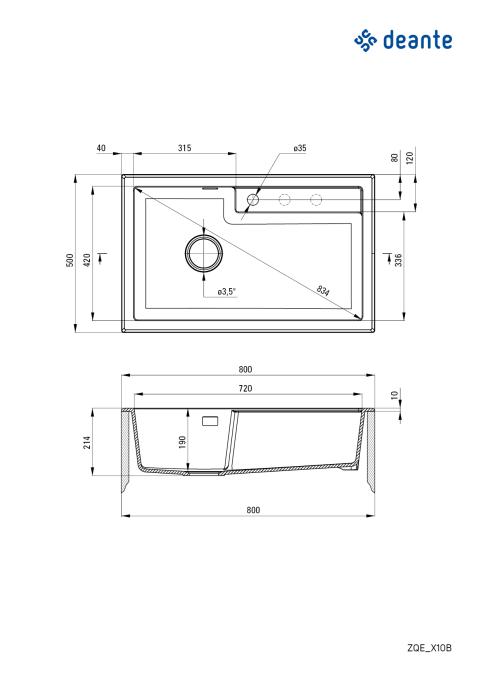 Deante ZQE G10B