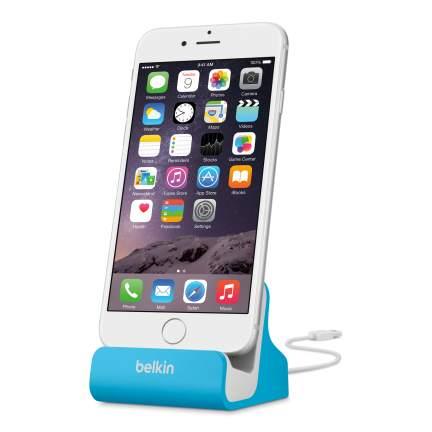 Док-станция BELKIN Charge+Sync MIXIT iPhone 6 Dock Blue F8J045btBLU
