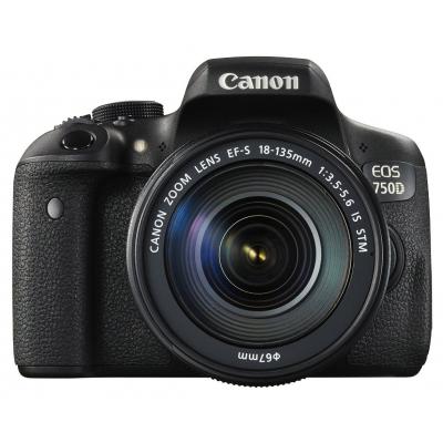 Цифровой фотоаппарат Canon EOS 750D 18-135 IS STM Kit 0592C034