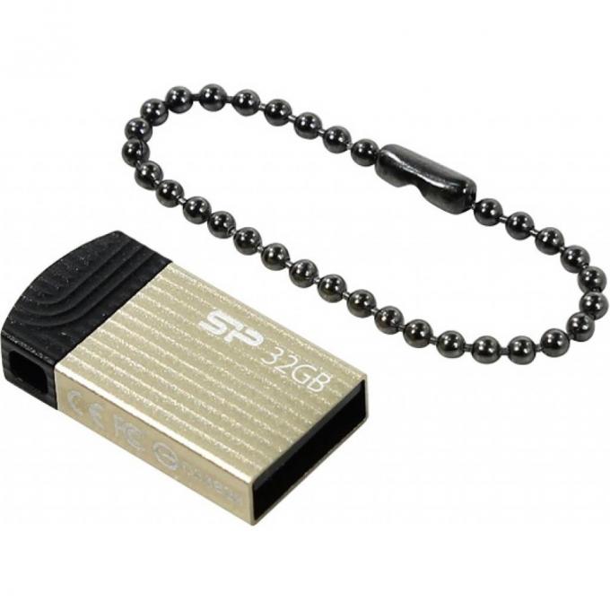 USB флеш накопитель Silicon Power 32GB Touch T20 Champagne USB 2.0 SP032GBUF2T20V1C