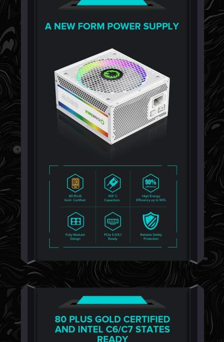 GAMEMAX RGB 850 PRO WH (ATX3.0/3.1 PCI
