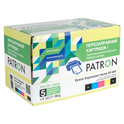 Комплект перезаправляемых картриджей PATRON Epson XP-600/ 700/ 800 PN-261-N062