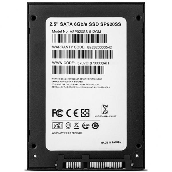 Накопитель SSD ADATA ASP920SS3-512GM-C