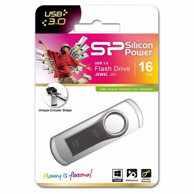 USB флеш накопитель Silicon Power 16GB JEWEL J80 USB 3.0 SP016GBUF3J80V1T