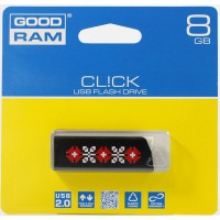 USB флеш накопитель GOODRAM 8GB Cl!ck Ukraine Black USB 2.0 UCL2-0080K0R11-L