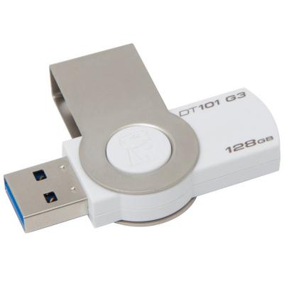 USB флеш накопитель Kingston 128GB DataTraveler 101 G3 White USB 3.0 DT101G3/128GB