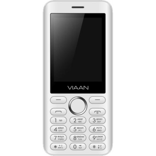 Мобильный телефон Viaan V241 Dual Sim White; 2.4" (320х240) TN / клавиатурный моноблок / Spreadtrum SC6531 / ОЗУ 32 МБ / 32 МБ встроенной + microSD до 32 ГБ / камера 0.3 Мп / 2G (GSM) / Bluetooth / 1000 мАч / 120х54х12мм, 72 г / белый V241 White