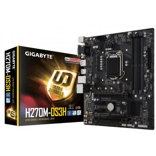 Материнская плата GIGABYTE GA-H270M-DS3H