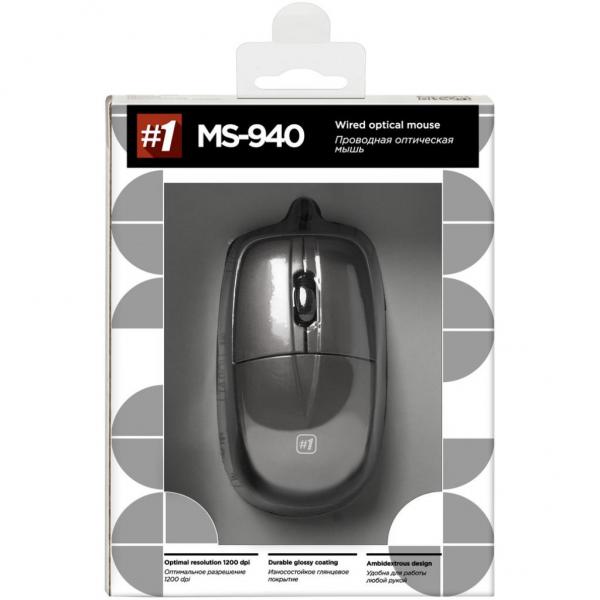 Мышка Defender Optimum MS-940 USB silver 52942