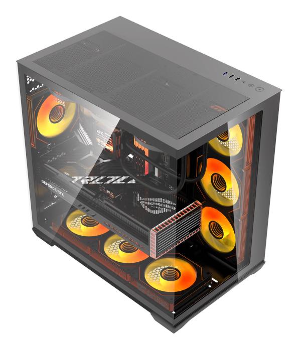DARKFLASH C280 BLACK