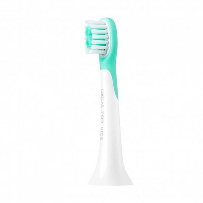 Насадка для зубной электрощетки Xiaomi Soocas C1 Children General Toothbrush Head Green 2шт BHC1G/BH04G