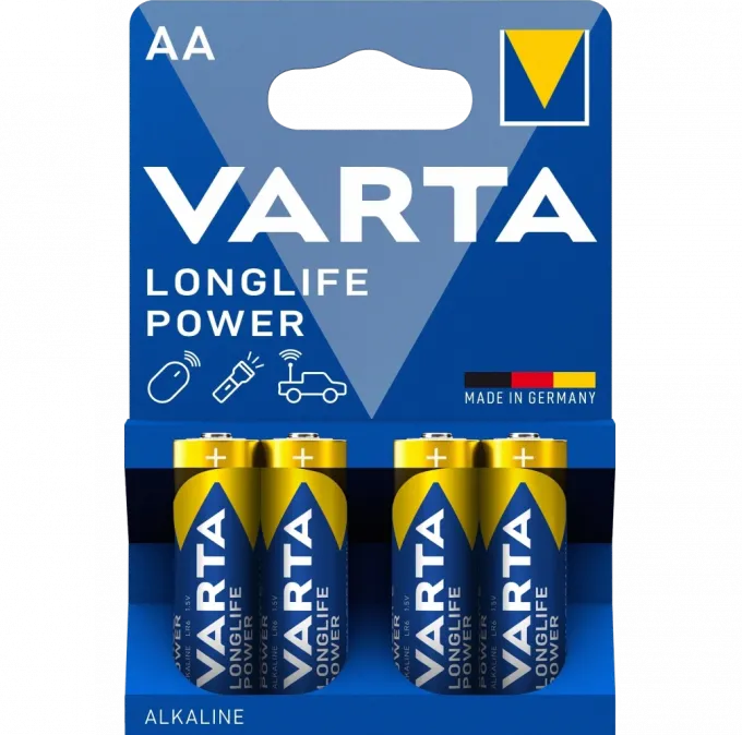 Varta HIGH ENERGY/LONGLIFE POWER AA BLI 4 ALKALINE