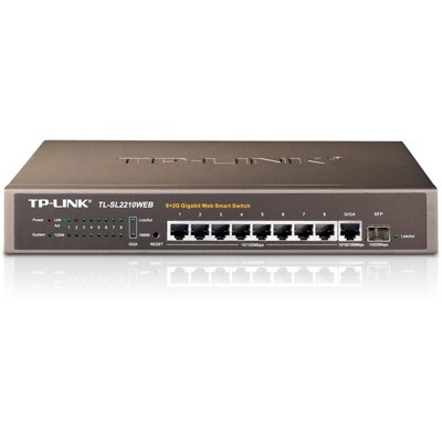 Коммутатор TP-Link TL-SL2210WEB Web Smart Gigabit-Uplink Switch