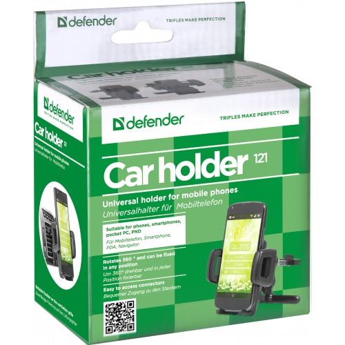 Универсальный автодержатель Defender Car holder 121 for mobile devices 29121