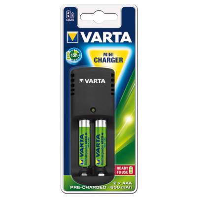 Зарядное устройство Varta Mini Charger + 2x56703 NI-MH AAA 800 mAh 57666201421