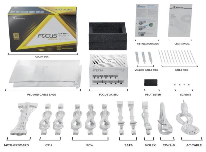 Seasonic FOCUS-GX-850-ATX31-WHITE