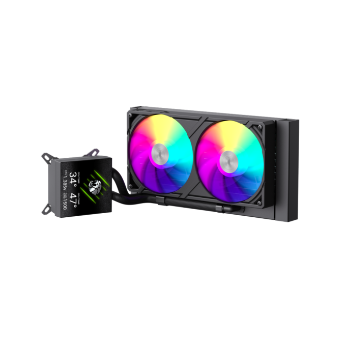 GAMEMAX GLACIER 240 LCD BK