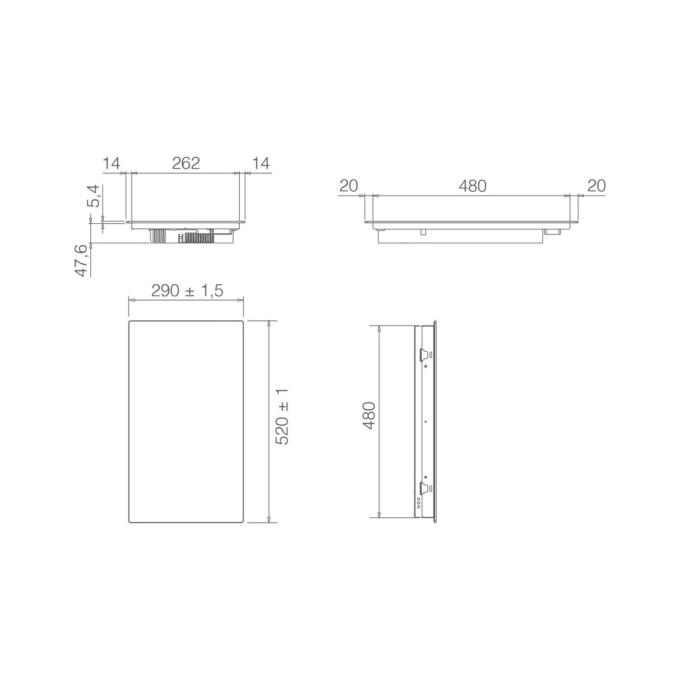 ELICA RATIO 302 PLUS CONNECT BL