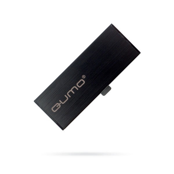 Qumo 16GB USB 2.0 ALUMINIUM черный QM16GUD-AL