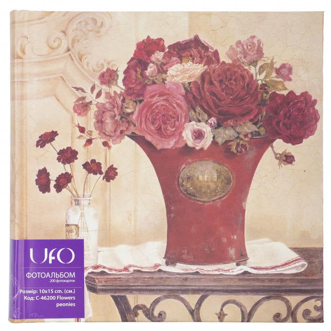 Альбом UFO 10x15x200 C-46200 Flowers peonies