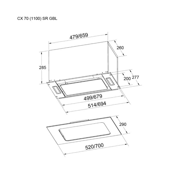 PYRAMIDA CX 70 (1100) SR GBL