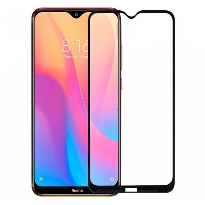 Защитное стекло для Xiaomi Redmi 8a, Glass Pro+ 5D Glass Full Glue, Black Noname