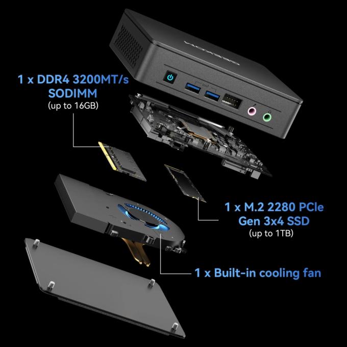 GEEKOM GMAir12Lite-N150-8256-EU