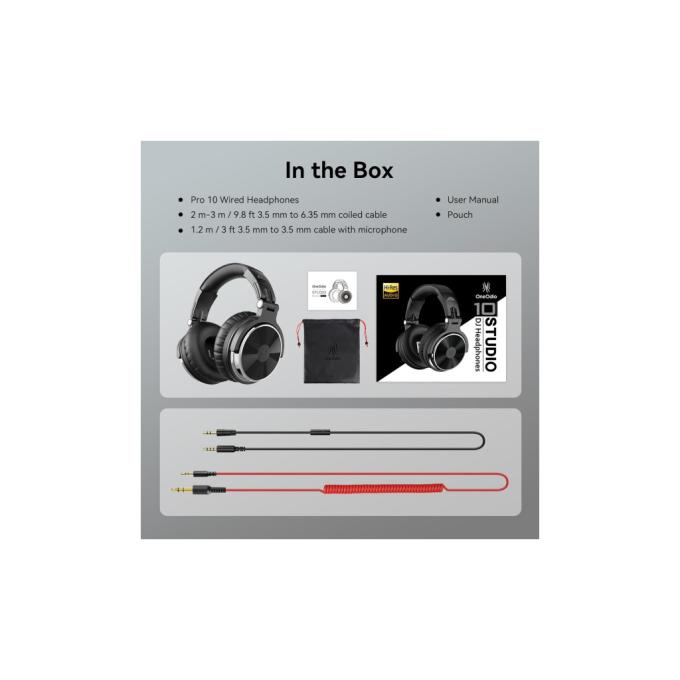 OneOdio Pro 10 Black