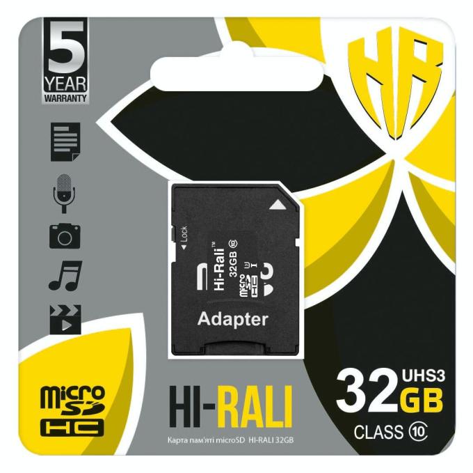 Hi-Rali HI-32GBSD10U3-01