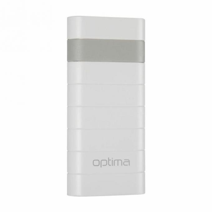 Батарея универсальная Optima Promo Series OP-12 12000mAh White 63178