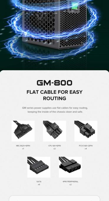 GAMEMAX GM-800 Modular