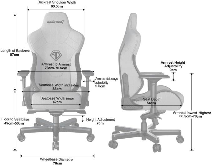 Anda Seat AD12XLLA-01-B-F