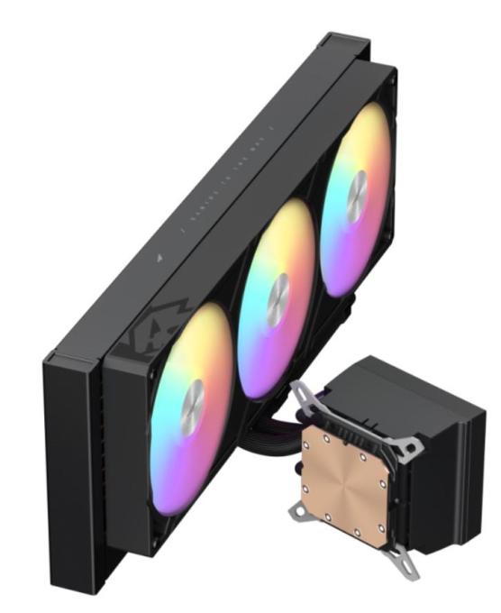 GAMEMAX GLACIER 360 LCD BK