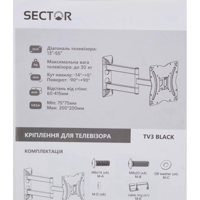 Sector TV3 Black