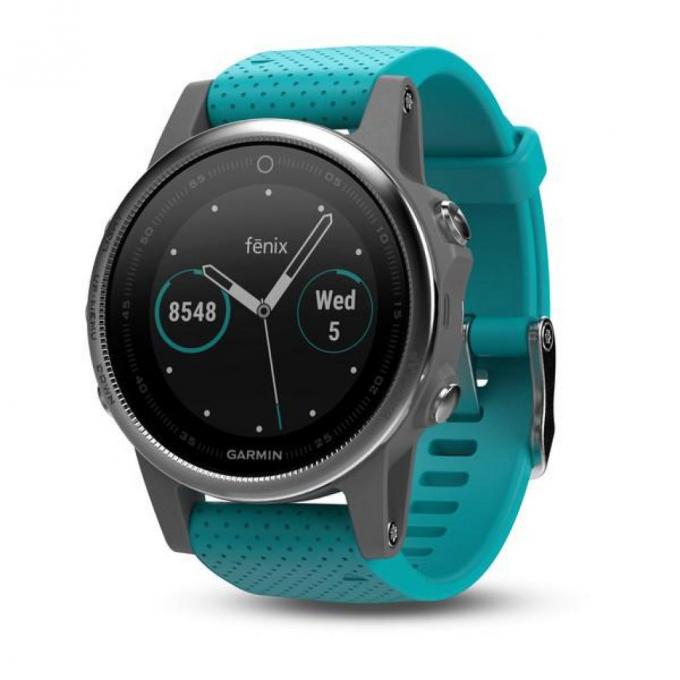 Смарт-часы Garmin Fenix 5S GPS Watch Turquoise 010-01685-01