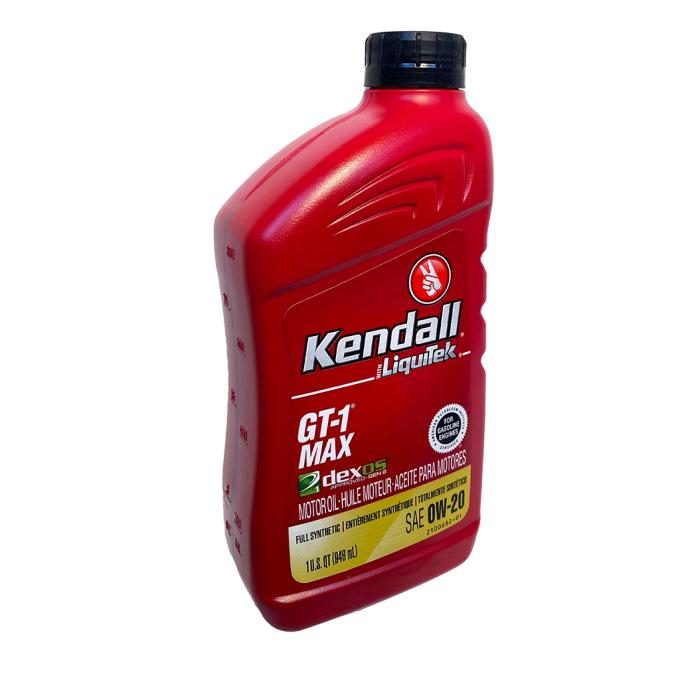 Kendall GT-1 MAX Premium Full-Synthetic 0w-20, 0,946л