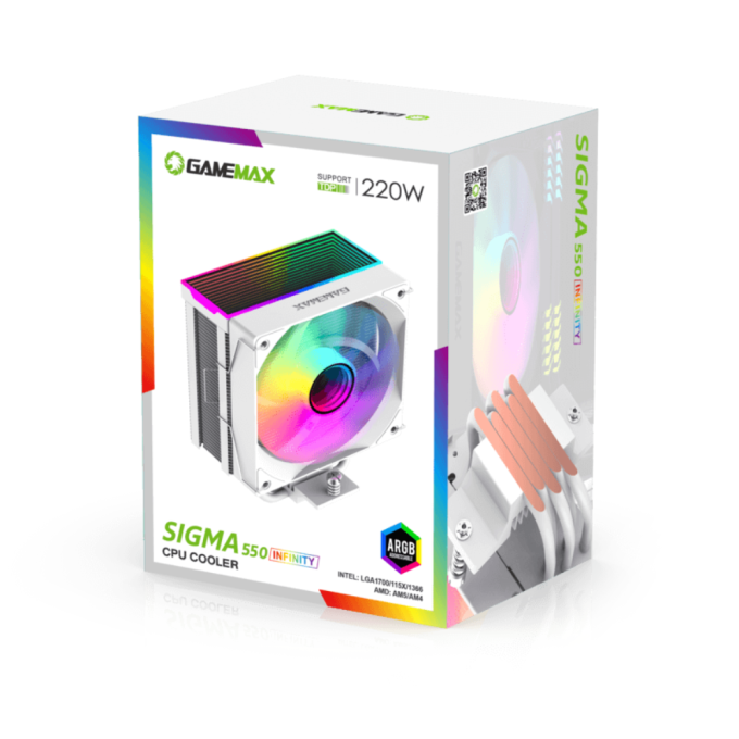 GAMEMAX Sigma 550 Infinity WH