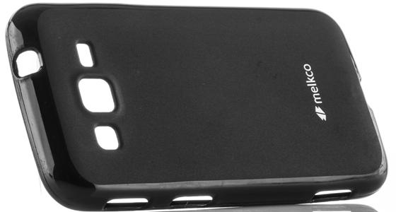 Чехол для моб. телефона Melkco для Samsung I8580 Poly Jacket TPU Black SSGC85TULT2BKMT